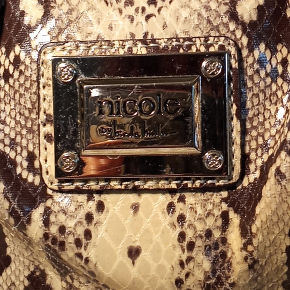 Snakeskin pattern shoulderbag - Picture 2 of 9